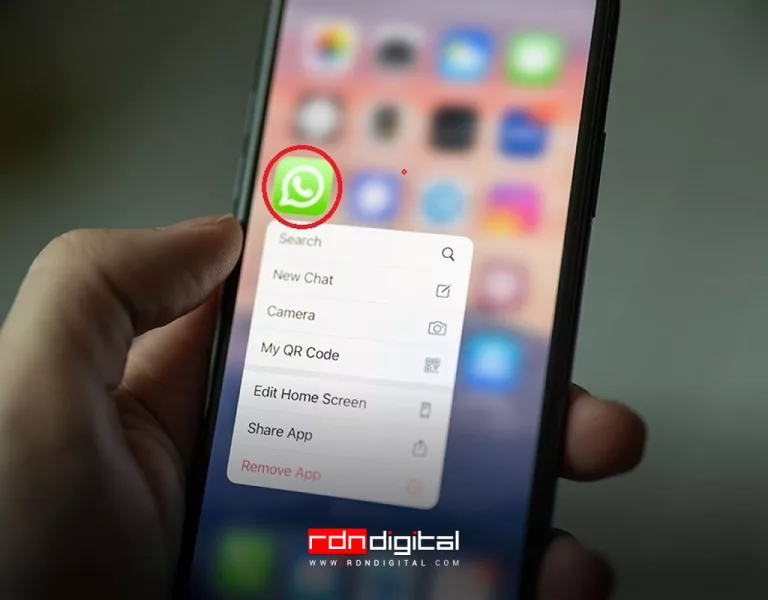 menú oculto de WhatsApp