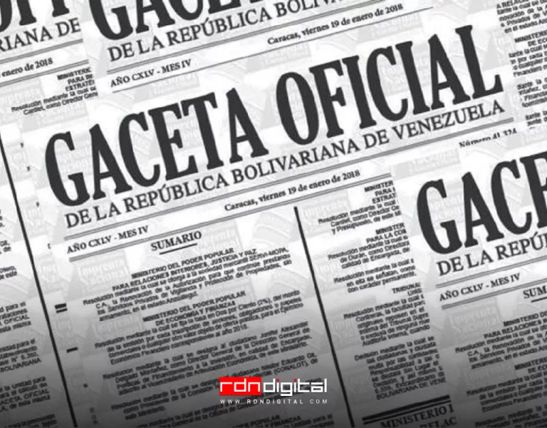 Gaceta oficial