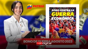 bono de Guerra Económica agosto