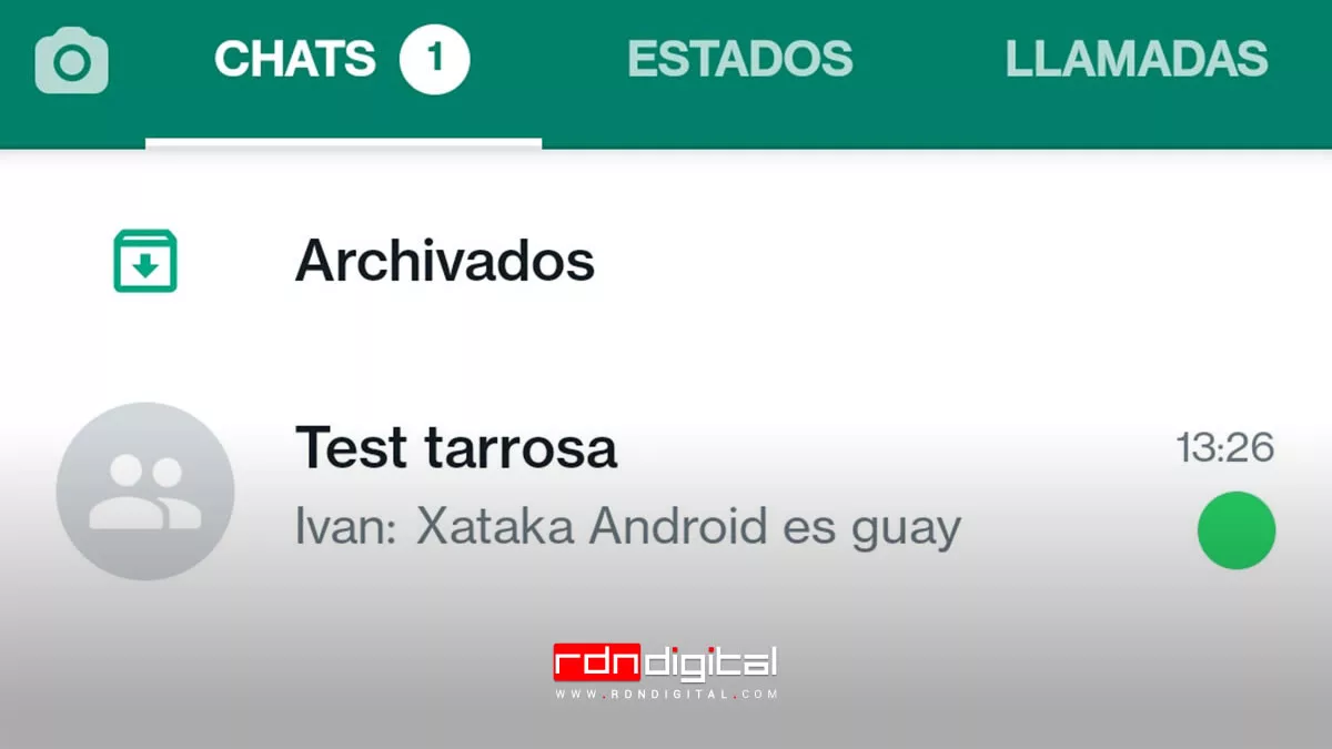 punto verde WhatsApp