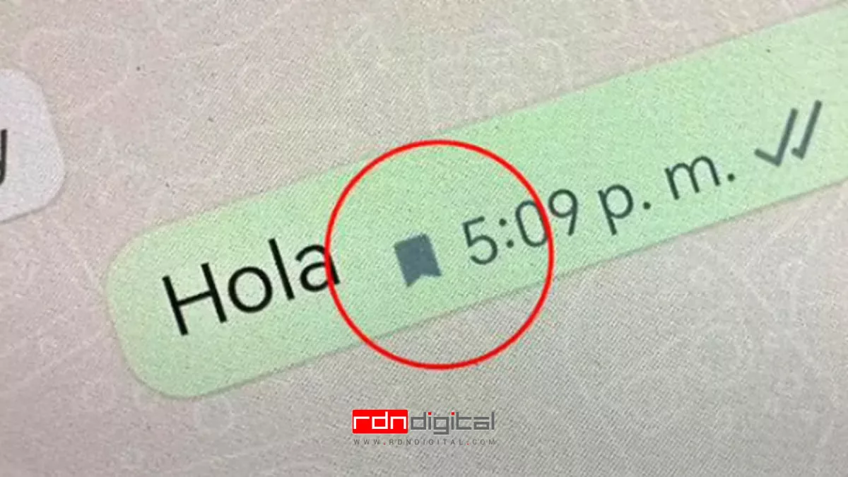 Icono de la bandera en WhatsApp