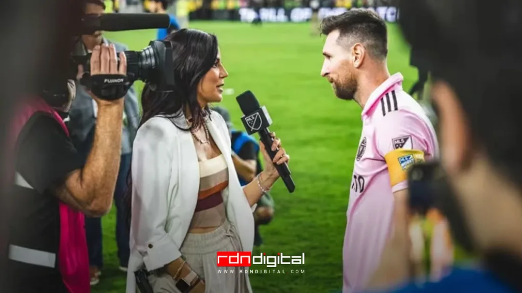 Antonella González y Messi