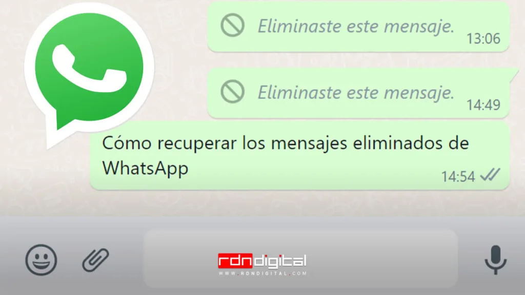 ver mensajes borrados de WhatsApp