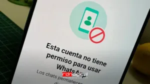 suspensión de cuenta de WhatsApp