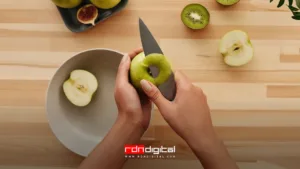 comer fruta con cáscara