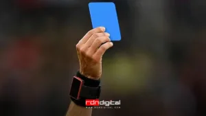 tarjetas azules en el fútbol