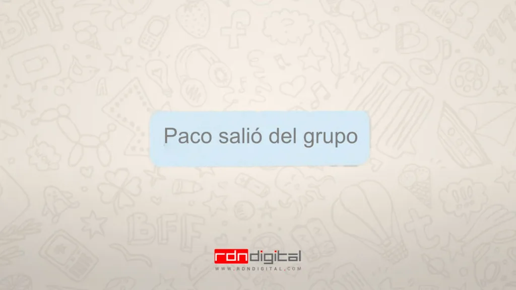 salir de un grupo de WhatsApp