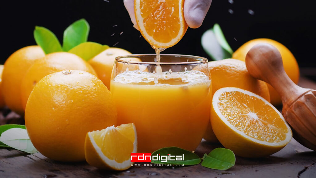 jugo de naranja fresco