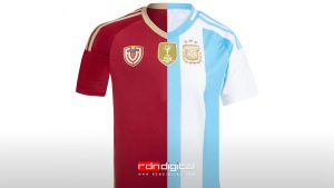 Camiseta mixta Venezuela-Argentina