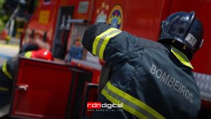 bombero caída rescate