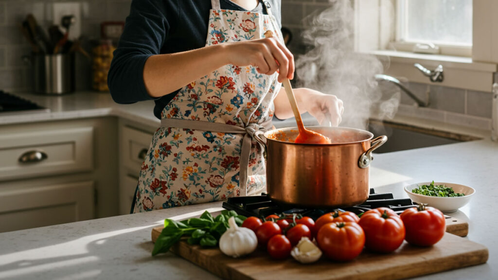 salsa de tomate casera