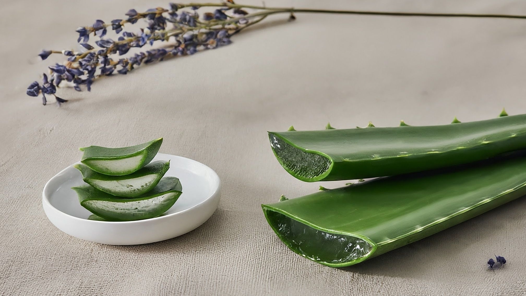 mascarilla facial de aloe vera